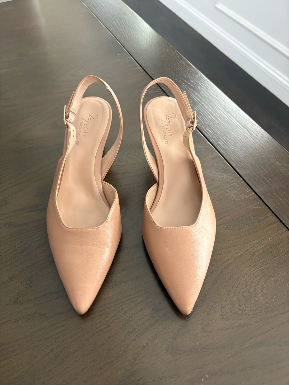 27 Edit Naturalizer Nude Pointed Slingback Heels